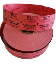 Giant Roll Of Raffle Tickets Events, Carnival