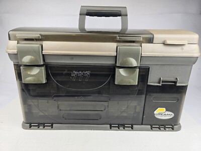 Boîte De Pêche Vintage Plano 757 - Fabriquée Aux USA, Boîtier Rigide, Dimensions 9"x16"x11"