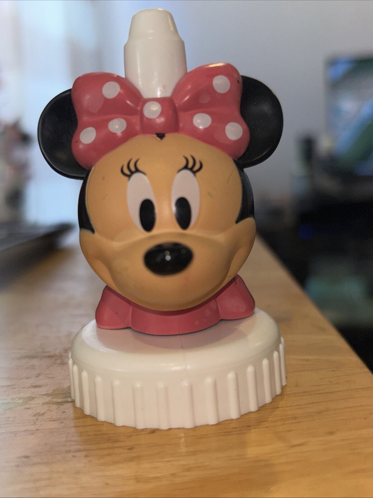 Good 2 Grow Juice  Bottle Topper - Disney Pink Minnie Mouse With Polka Dot Bow