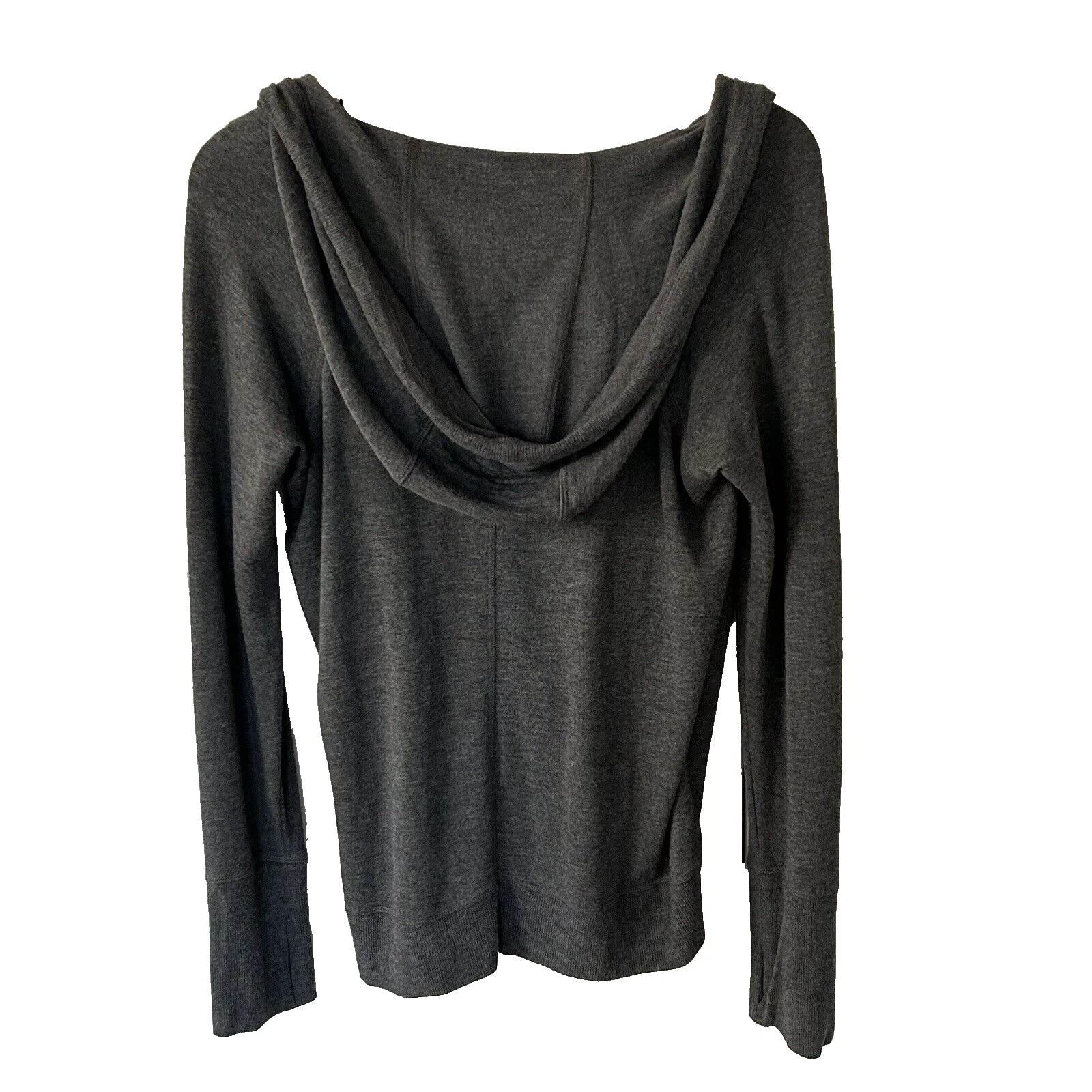 yogalicious hooded pullover faux wrap front athletic long sleeve hoodie