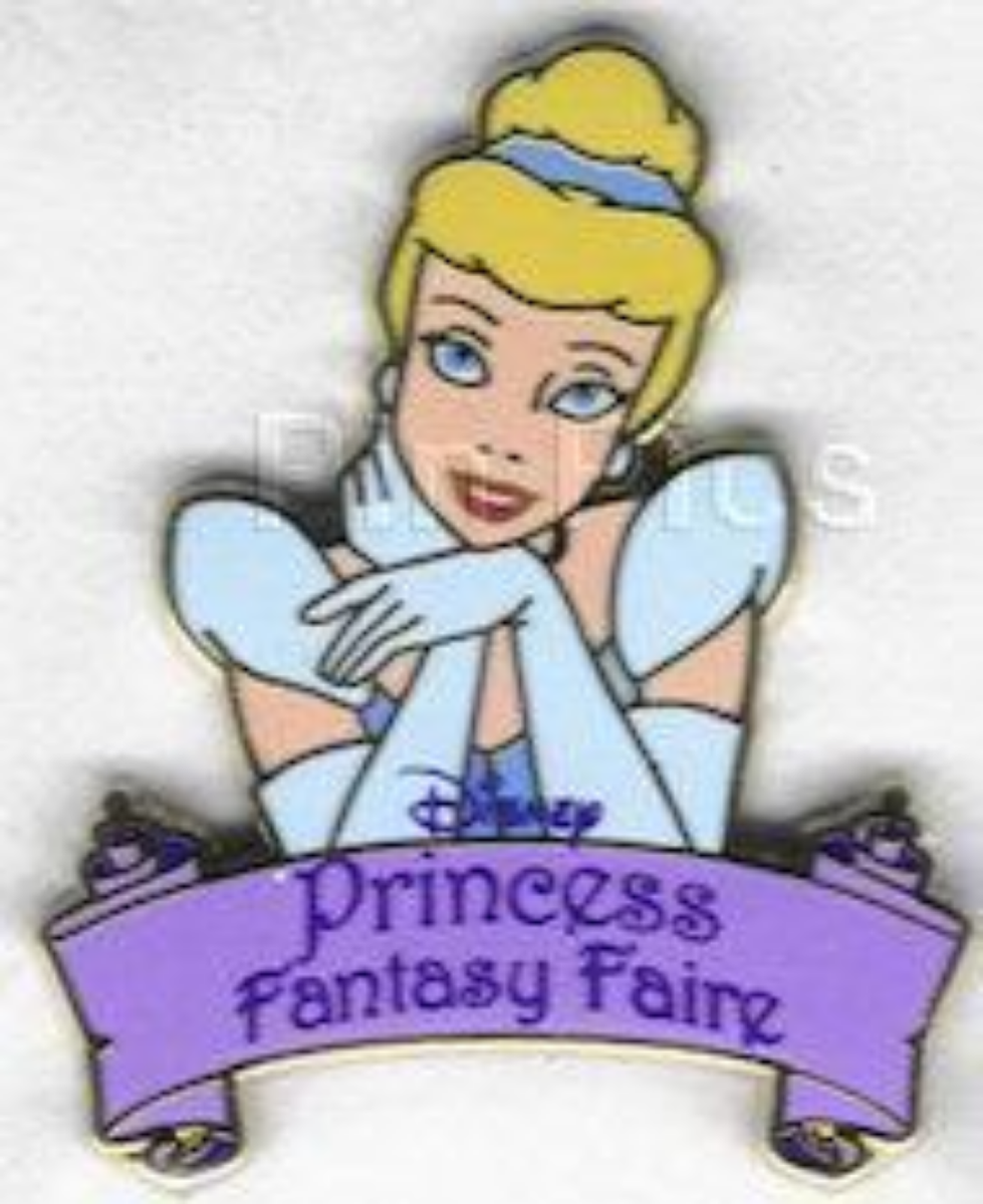 Disney PRINCESS CINDERELLA Pin 63859 DLR Fantasy Faire Blue