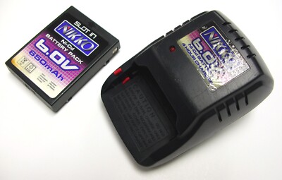 NIKKO 6.0V 650mAh Ni-Cd SLOT IN BATTERY PACK AND 4 HOUR CHARGER | eBay