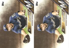 2 CARD BASEBALL CARD LOT OF SHANE PETERSON 573