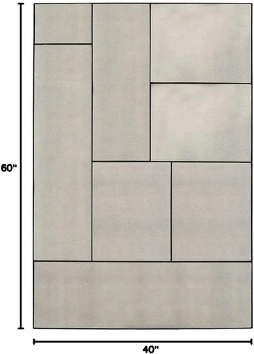 Oversized Puzzle Piece Mirror - 60" Tall x 40" Wide for Stunning Decor - Picture 5 of 5