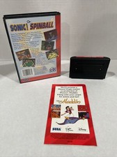 Sonic The Hedgehog Spinball for SEGA Genesis 1993 - Complete Tested Works