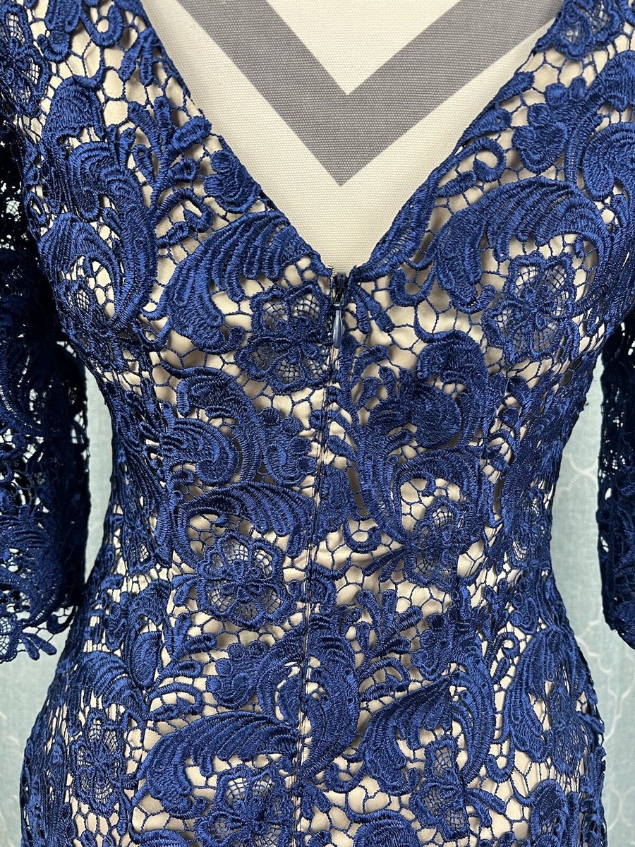 Eliza J Embroidered Lace Overlay Sheath Dress - Size 6 | eBay Eliza J Embroidered Lace Overlay Sheath Dress - Size 6 | eBay