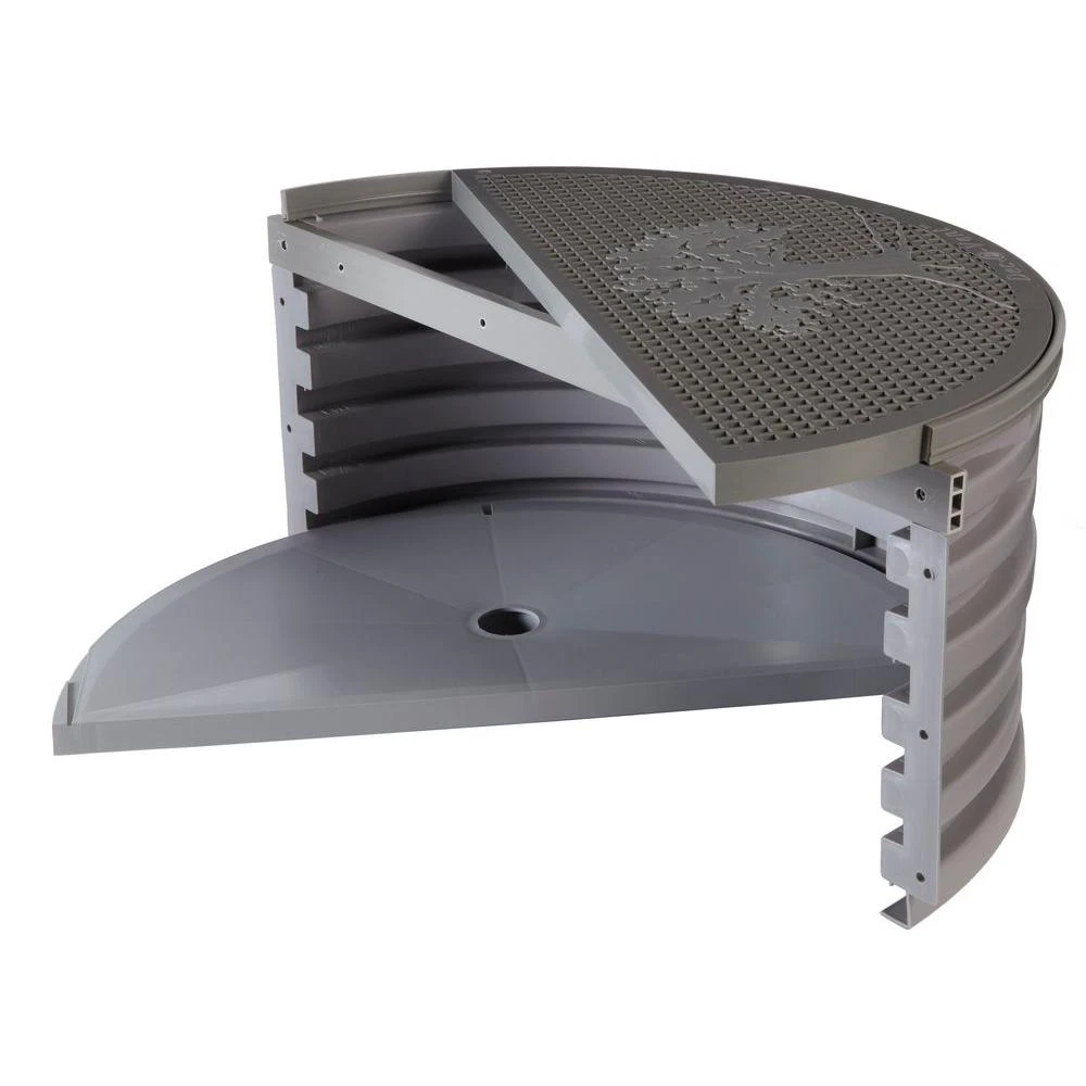Light Grey Vent Unit UV-Protected ABS Plastic Foundation Vent Well w/  Grated Lid | eBay