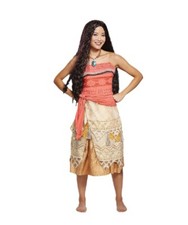 Moana - Princesa Disney - Incluye Collar - Disfraz De Lujo - Mujer - 3 Tallas