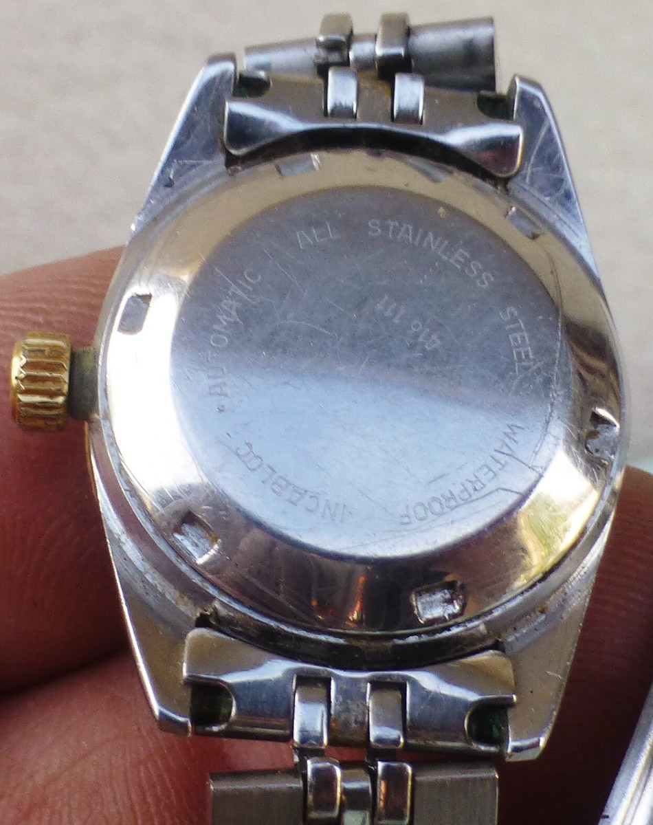 Montre Femme Vintage Yonger & Bresson - Mouvement Automatique Swiss Made Incabloc - À Réparer