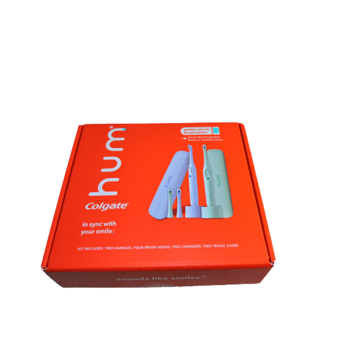 HUM by Colgate Electric Toothbrush with Travel Case (2 pk.) 35000991485