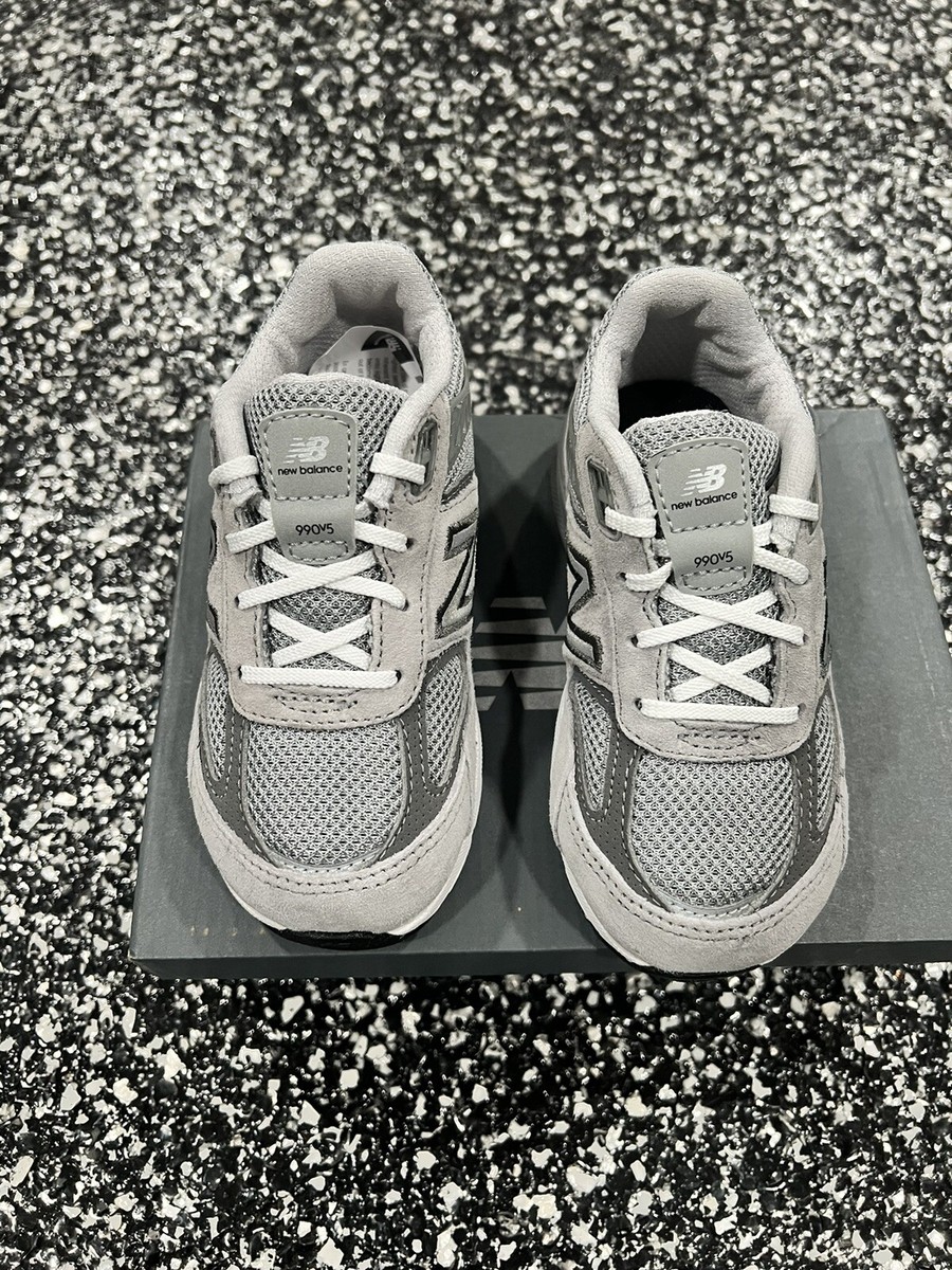 New Balance 990 990v5 Little Kids 'Grey' PC990GL5 Retro Shoes NWB