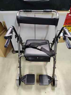 Homecraft Rollator- und Transportstuhl Kombination Sitz Rückenlehne Gurt