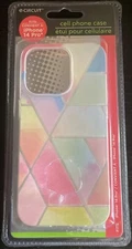 New E-Circuit New Pastel Geometric Art Design Tough iPhone 14 Pro