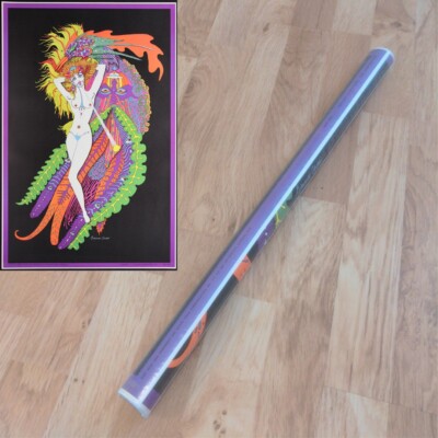 Dear Leda Wespac Blacklight Poster 1969 - SEALED - Eduardo Arderi Psychedelic