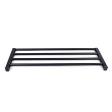 9PCS Bath Accessory Set Wall Mounted Bathroom Hardware Black Aluminum Towel Bar