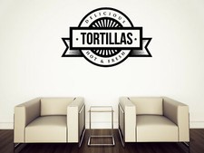 Vinyl Wall Decal Mexican Hot Fresh Burrito Tortillas Delicious Food n1640 