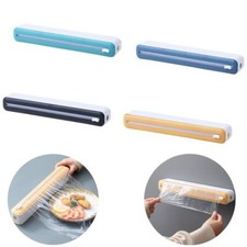 Folienschneider Frischhaltefolie Abroller Folienspender Schneider nachfüllbar