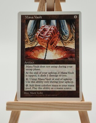 Mana Vault  Fifth Edition (5ED) Magic Karte MTG englisch  (Manaschatz)