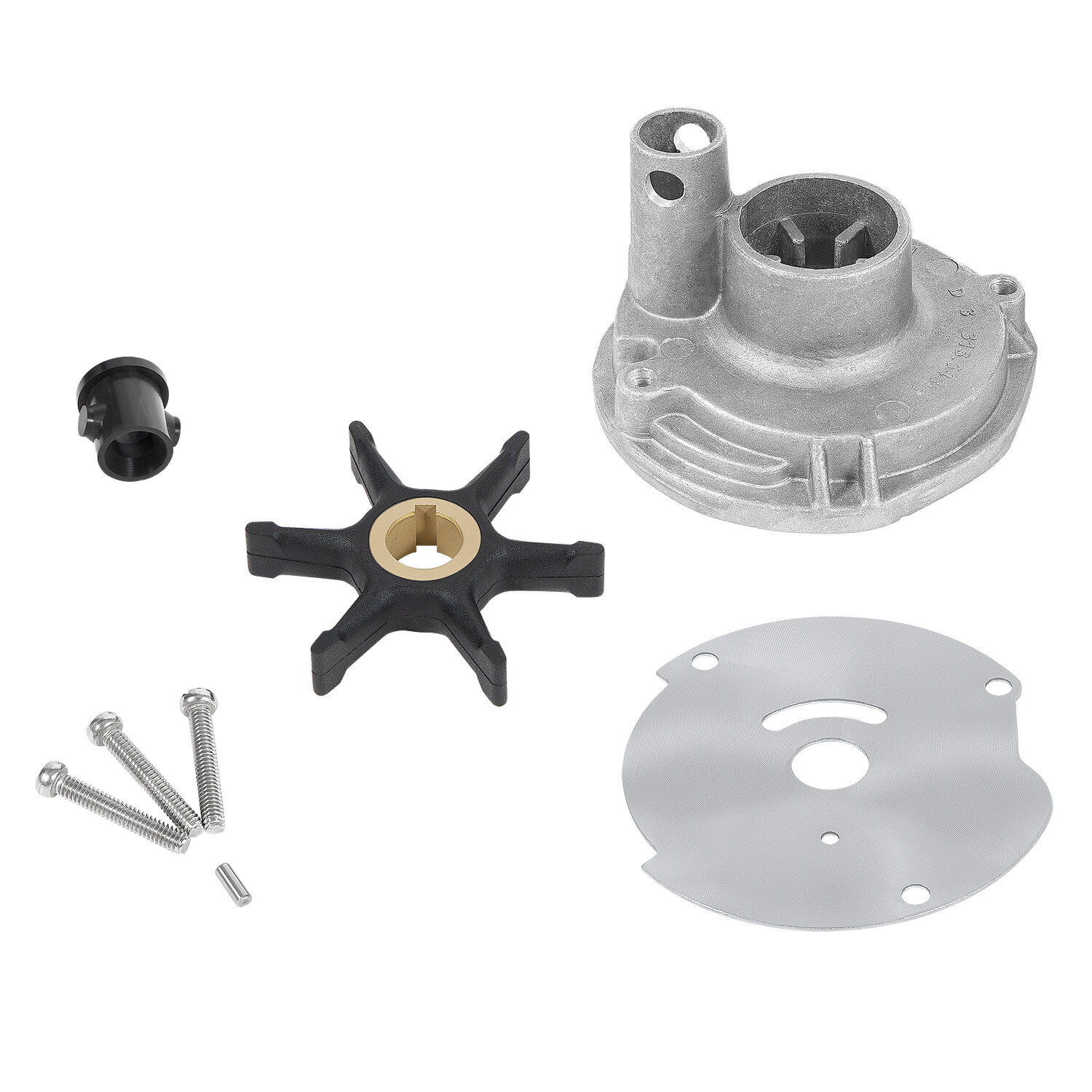 Water Pump Impeller Kit Johnson Evinrude OMC (10 15 18 20 25 HP) 18