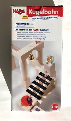 HABA Ball Track set 1149 Sound Staircase NEW