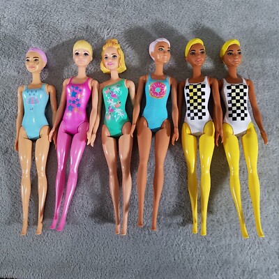 Mixed Lot of Barbie Color Reveal Dolls from 2019 and 2020