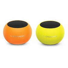 New U Speakers Mini Glow Bluetooth Speaker Bundle  Coordinating Speaker, Pair