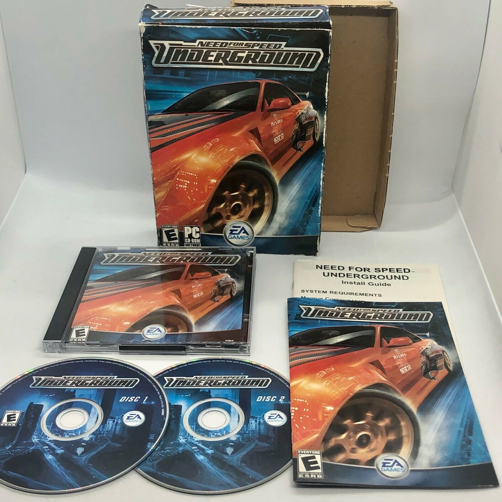 Need For Speed: Underground 1 E 2 Pc Jogo Digital Mídia