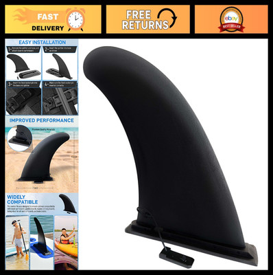 9'' SUP Fin Replacement for Paddleboards - Quick Release, Tool-Free Install, Stab