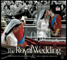 Guyana 2011 - Prince William - IMPERF Souvenir Stamp Sheet - Scott #4080 - MNH