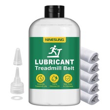 Silicone Treadmill Lubricant/Treadmill Lube, 16 Ounces Silicone Oil with Hard Ap