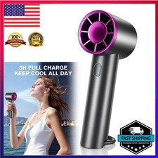 Portable Mini Handheld Fan 3000mAh Rechargeable Battery USB Charging Fan 5V