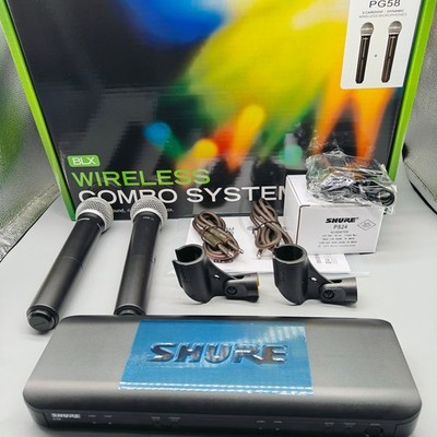 BLX288/PG58 Shure  Dual Channel Handheld Wireless System