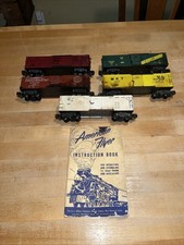 Vintage American Flyer S Gauge Train Cars Lot HAND WEATHERED 4 Box 1 Cattle