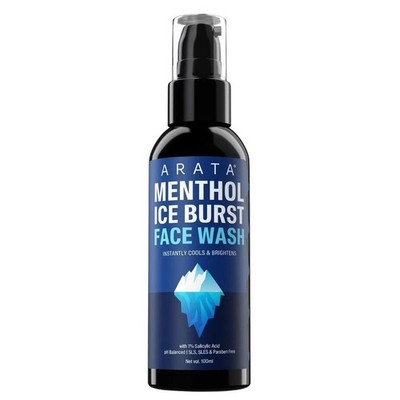 Arata Menthol Ice Burst Face Wash mit 1% Salicylsäure - 100ml
