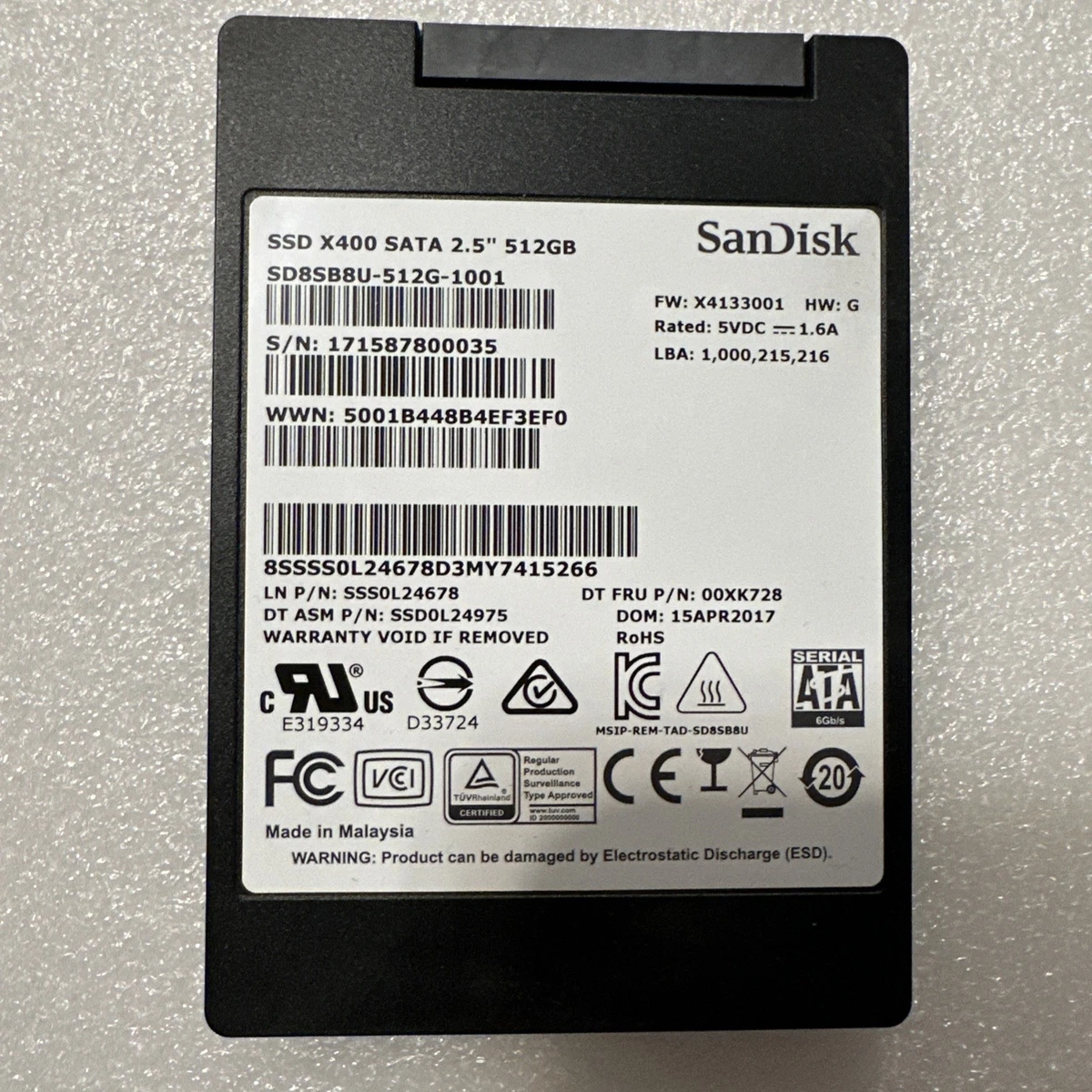 SanDisk 512 GB Solid State Drives for sale - eBay