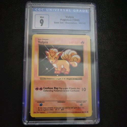 Vulpix (Shadowless) graded CGC 9 for sale on eBay