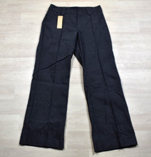 Y2K Deadstock NWT The Limited Stretch Wide Flare Trousers Low Rise Gray 12 VTG