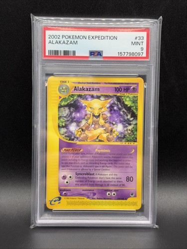 Alakazam graded PSA 9 for sale on eBay