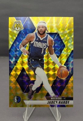 2024-25 Panini Mosaic - Jaden Hardy #99 Reactive Yellow Mosaic Prizm