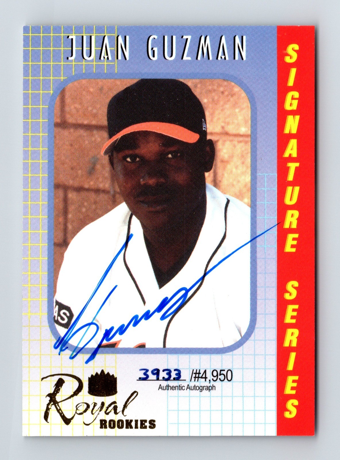2000 Royal Rookies - Signature Series Juan Guzman #7 Autographs /4950 ...