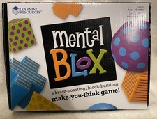 Learning Resources - MENTAL BLOX Critical Thinking Set 3-D Puzzle Game complete