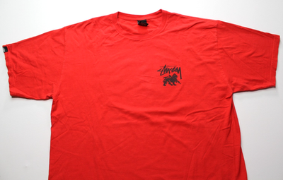 2014 STUSSY x PETER TOSH ~RASTA DOT~ TEE XL reggae/marley/irie