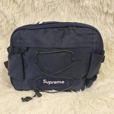 Supreme 17SS Navy Waist Bag Fanny Pack Streetwear