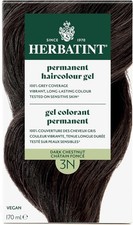 Herbatint 3N Dark Chestnut Hair Colour Gel 170mL Natural, Ammonia-Free Dye
