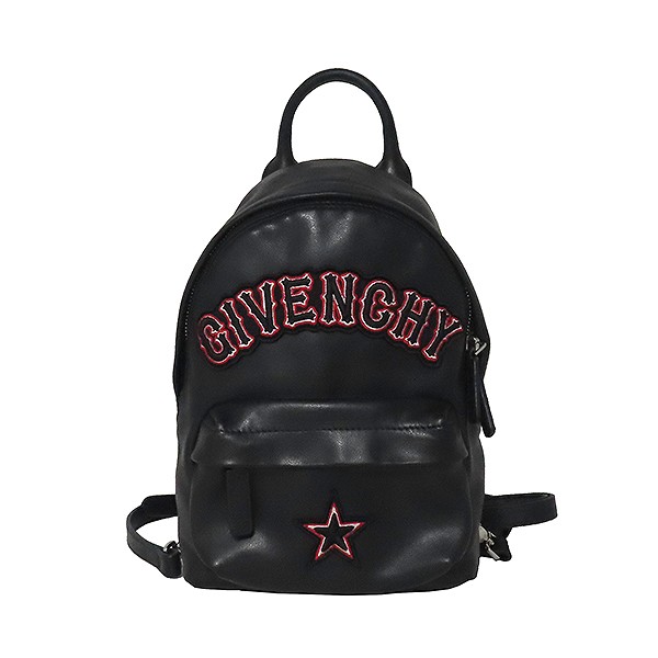 Givenchy Nano Backpack Black Leather Logo Patch thumbnail 3