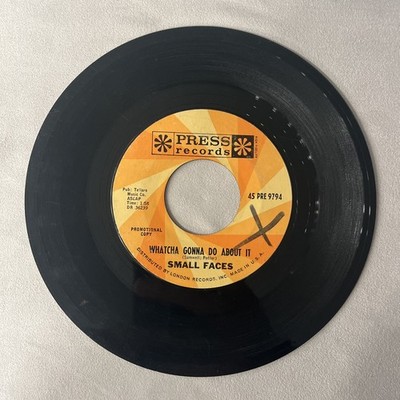 SMALL FACES: whatcha gonna do about it / what's a matter baby PRESS 7'' Single