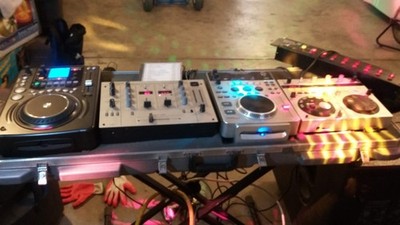 Pioneer DJ Equipment Bundle Used As Is Lights included Lightly used