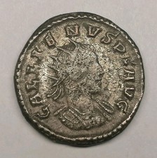 Antoninianus Of Gallienus 253-268AD "SPQR OPTIMO PRINCIPI" Roman Hammered Silver