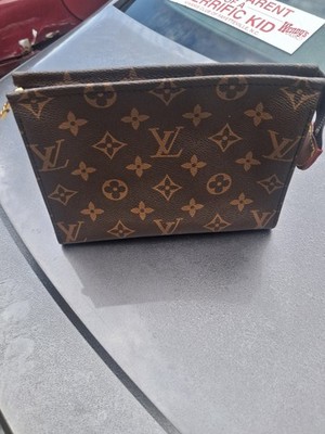 Louis Vuitton Toiletry Monogram Pouch 26 Brown Canvas