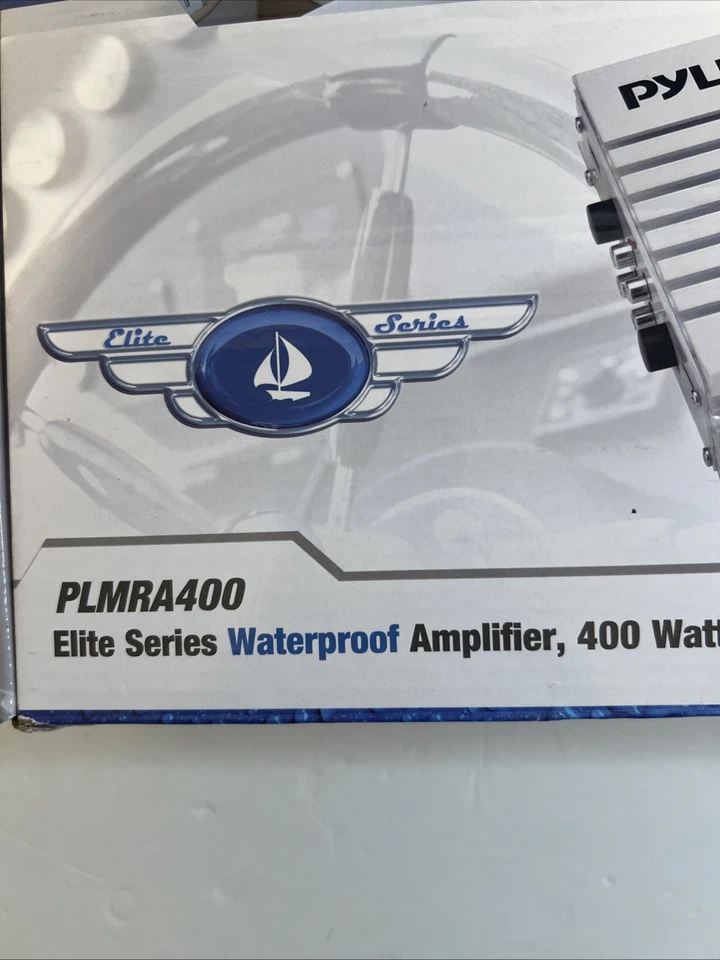 Pyle PLMRA400 White 400 Watts 4 Channels Waterproof Power Amplifier - Image 2 of 4